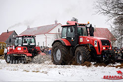 На первом тракторном ралли в Беларуси